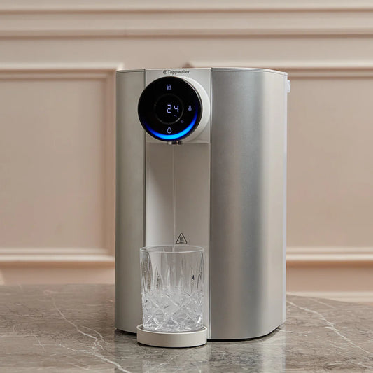 Purificateur d'eau Countertop RO SMR Tappwater — osmose inverse 7 étapes avec Swedish Mineral Rock™